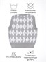 Жилет детский в ромбик Amarobaby KNIT Romb, серый/белый AB-OD23-KNIT10R/1100-134