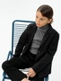 Пиджак трикотажный для мальчика Amarobaby Study Oxford, черный AB-OD23-SO3001/09-134