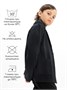 Пиджак трикотажный для мальчика Amarobaby Study Oxford, черный AB-OD23-SO3001/09-134
