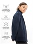 Пиджак трикотажный для мальчика Amarobaby Study Oxford, синий AB-OD23-SO3001/20-134
