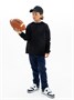 Свитшот детский Amarobaby Study Hip, черный AB-OD23-SH28/09-134