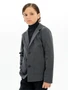 Пиджак трикотажный для мальчика Amarobaby Study Oxford, серый AB-OD23-SO3001/11-134