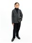 Пиджак трикотажный для мальчика Amarobaby Study Oxford, серый AB-OD23-SO3001/11-134
