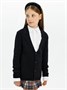 Пиджак Amarobaby Pure Love School, вязаный, черный AB-OD23-PLS30/09-122
