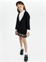 Пиджак Amarobaby Pure Love School, вязаный, черный AB-OD23-PLS30/09-122