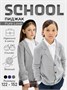 Пиджак Amarobaby Pure Love School, вязаный, серый AB-OD23-PLS30/11-122