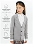 Пиджак Amarobaby Pure Love School, вязаный, серый AB-OD23-PLS30/11-122