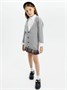 Пиджак Amarobaby Pure Love School, вязаный, серый AB-OD23-PLS30/11-122