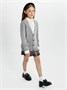 Пиджак Amarobaby Pure Love School, вязаный, серый AB-OD23-PLS30/11-122