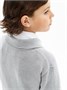 Пиджак Amarobaby Pure Love School, вязаный, серый AB-OD23-PLS30/11-122