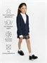 Пиджак Amarobaby Pure Love School, вязаный, синий AB-OD23-PLS30/20-122