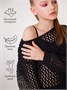 Свитер для девочки Amarobaby KNIT Trend, черный AB-OD21-KNITT2602/09-128