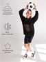 Свитер для девочки Amarobaby KNIT Trend, черный AB-OD21-KNITT2602/09-128