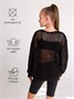 Свитер для девочки Amarobaby KNIT Trend, черный AB-OD21-KNITT2602/09-128