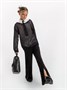 Свитер для девочки Amarobaby KNIT Trend, черный AB-OD21-KNITT2602/09-128