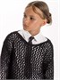 Свитер для девочки Amarobaby KNIT Trend, черный AB-OD21-KNITT2602/09-128