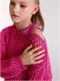 Свитер для девочки Amarobaby KNIT Trend, розовый AB-OD21-KNITT2602/06-128