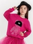 Свитшот детский Amarobaby Electric Bear, фуксия AB-OD22-EB28/25-122