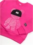 Свитшот детский Amarobaby Electric Bear, фуксия AB-OD22-EB28/25-122