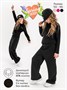 Костюм детский Amarobaby Freedom, черный AB-OD22-FD11/09-122