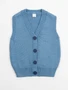 Жилет для девочки Amarobaby KNIT Mild, голубой AB-OD21-KNITM10/19-122
