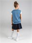 Жилет для девочки Amarobaby KNIT Mild, голубой AB-OD21-KNITM10/19-122
