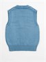 Жилет для девочки Amarobaby KNIT Mild, голубой AB-OD21-KNITM10/19-122