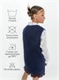 Жилет для девочки Amarobaby KNIT Long, синий AB-OD21-KNITL10/20-122