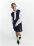 Жилет для девочки Amarobaby KNIT Long, синий AB-OD21-KNITL10/20-122