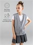 Жилет для девочки Amarobaby KNIT Mild, серый AB-OD21-KNITM10/11-122