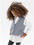 Жилет для девочки Amarobaby KNIT Mild, серый AB-OD21-KNITM10/11-122