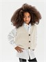 Жилет для девочки Amarobaby KNIT Mild, молочный AB-OD21-KNITM10/33-122