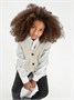 Жилет для девочки Amarobaby KNIT Mild, молочный AB-OD21-KNITM10/33-122