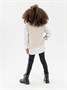 Жилет для девочки Amarobaby KNIT Mild, молочный AB-OD21-KNITM10/33-122