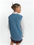 Жилет для девочки Amarobaby KNIT Long, голубой AB-OD21-KNITL10/19-122