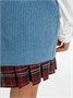 Жилет для девочки Amarobaby KNIT Long, голубой AB-OD21-KNITL10/19-122