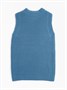 Жилет для девочки Amarobaby KNIT Long, голубой AB-OD21-KNITL10/19-122