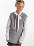 Жилет для девочки Amarobaby KNIT Long, серый AB-OD21-KNITL10/11-122