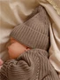 Шапка детская вязаная Amarobaby Pure Love Tot, демисезонная, коричневый AB-OD22-PLT16/12-38