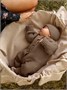 Шапка детская вязаная Amarobaby Pure Love Tot, демисезонная, коричневый AB-OD22-PLT16/12-38