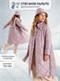 Пальто стёганое для девочек AmaroBaby TRENDY, пудровый AB-OD22-TRENDY29/27-116