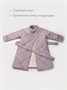 Пальто стёганое для девочек AmaroBaby TRENDY, пудровый AB-OD22-TRENDY29/27-116
