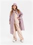Пальто стёганое для девочек AmaroBaby TRENDY, пудровый AB-OD22-TRENDY29/27-116