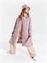 Пальто стёганое для девочек AmaroBaby TRENDY, пудровый AB-OD22-TRENDY29/27-116