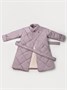 Пальто стёганое для девочек AmaroBaby TRENDY, пудровый AB-OD22-TRENDY29/27-116