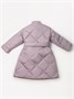Пальто стёганое для девочек AmaroBaby TRENDY, пудровый AB-OD22-TRENDY29/27-116