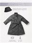 Пальто стёганое для девочек AmaroBaby TRENDY, графит AB-OD22-TRENDY29/10-116