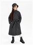 Пальто стёганое для девочек AmaroBaby TRENDY, графит AB-OD22-TRENDY29/10-116