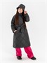 Пальто стёганое для девочек AmaroBaby TRENDY, графит AB-OD22-TRENDY29/10-116