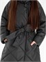 Пальто стёганое для девочек AmaroBaby TRENDY, графит AB-OD22-TRENDY29/10-116